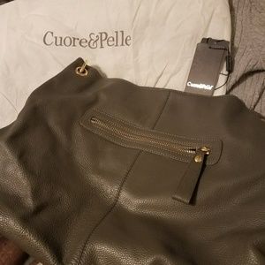 Women's real leather handbag